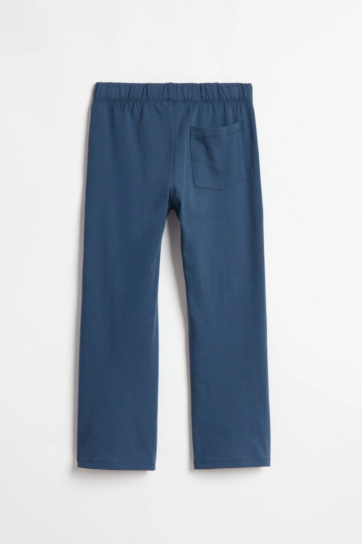 Bawełniane spodnie dresowe z prostymi nogawkami