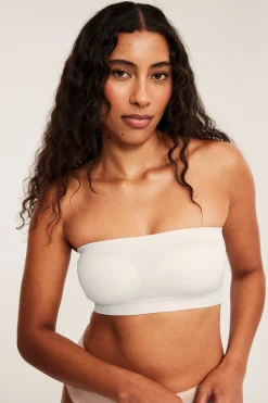 Bezszwowy stanik bandeau