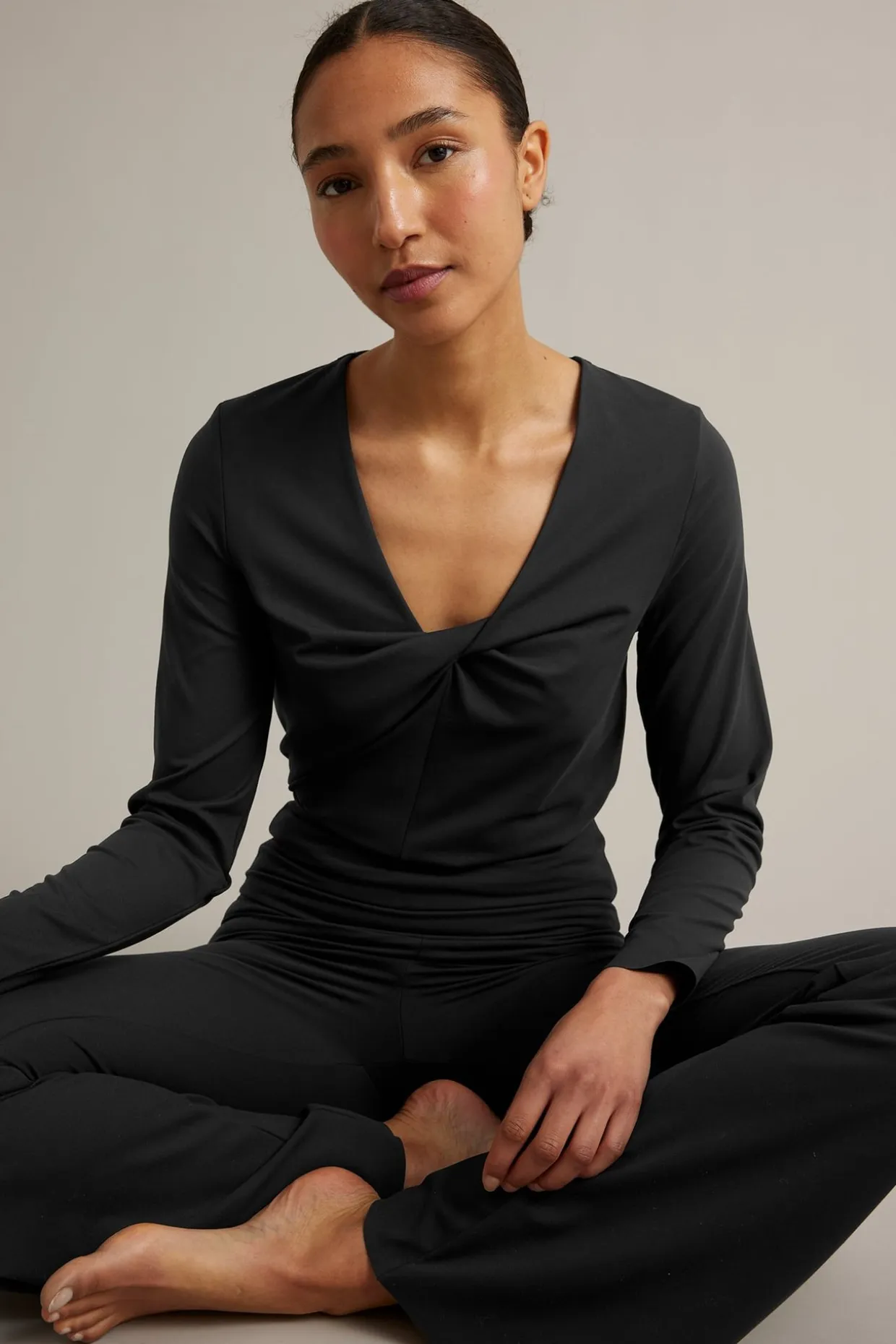 Bluza do ćwiczeń, z węzłem