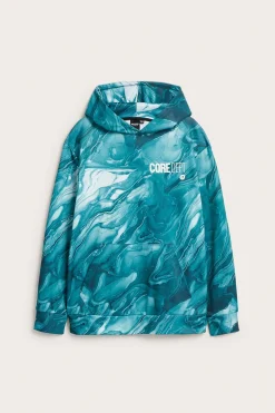 Bluza z kapturem, we wzory, z WCT