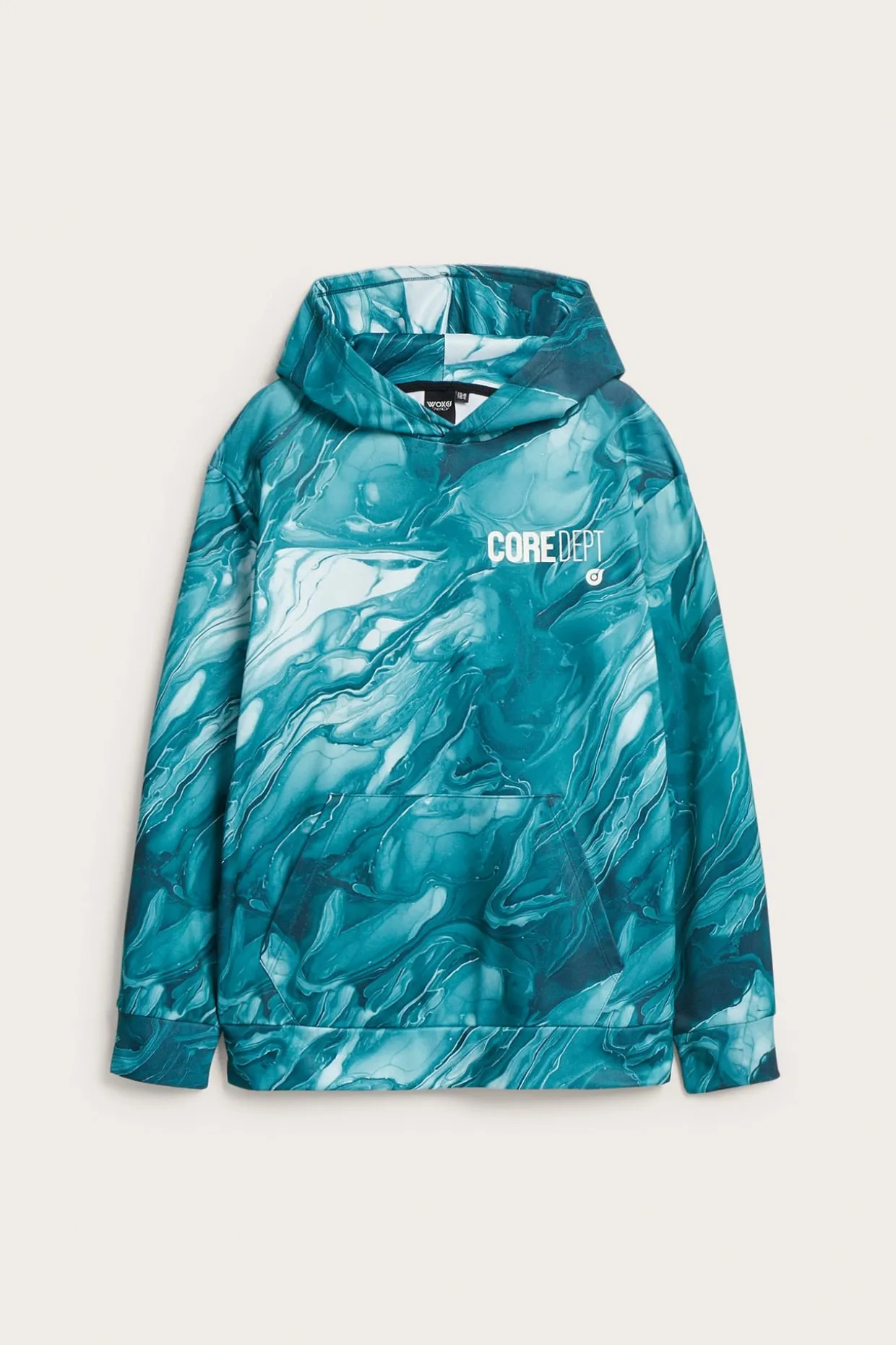 Bluza z kapturem, we wzory, z WCT