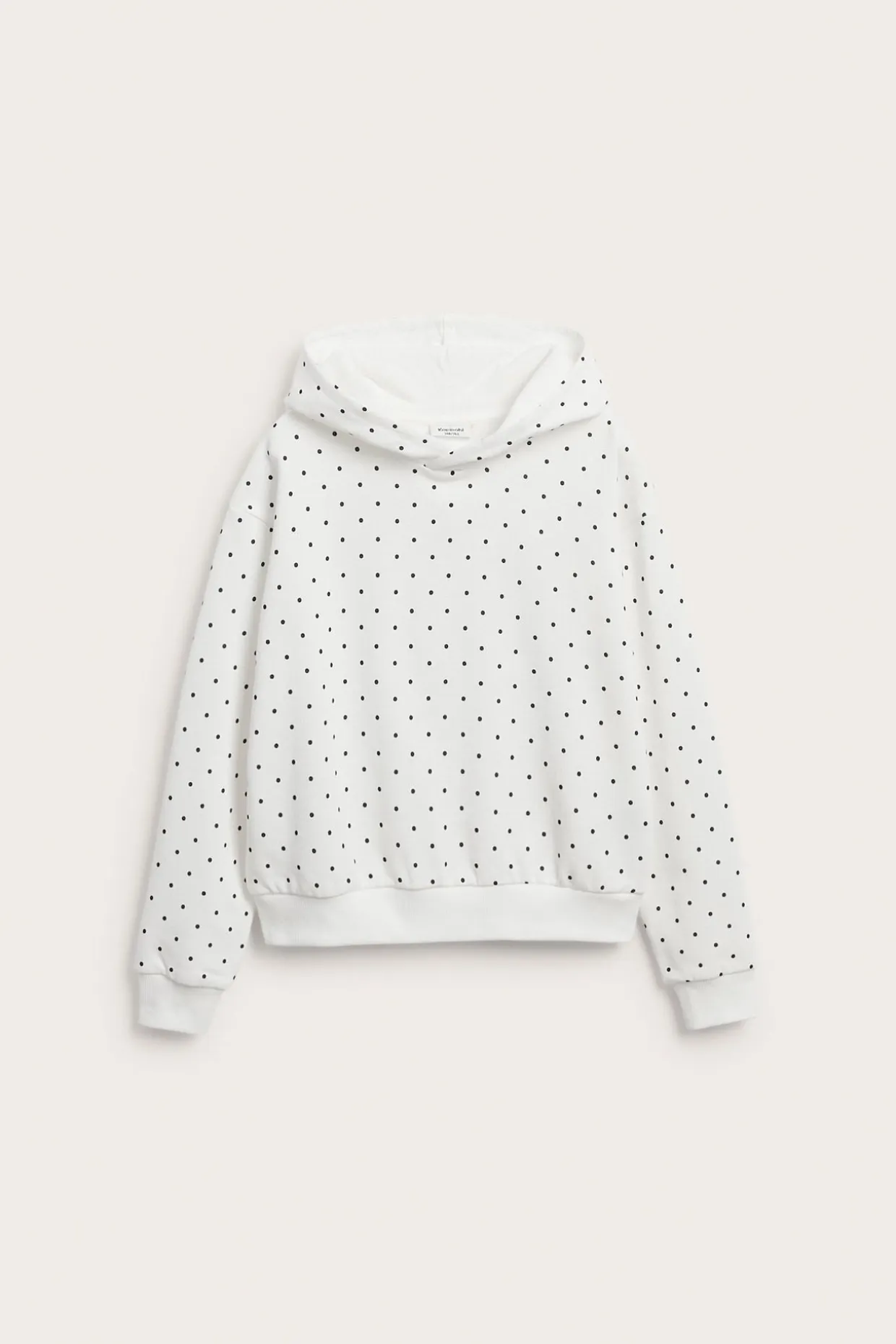 Bluza z kapturem, w kropki