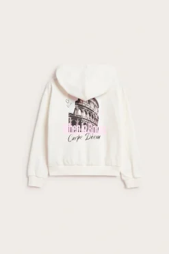Bluza z kapturem, z nadrukiem