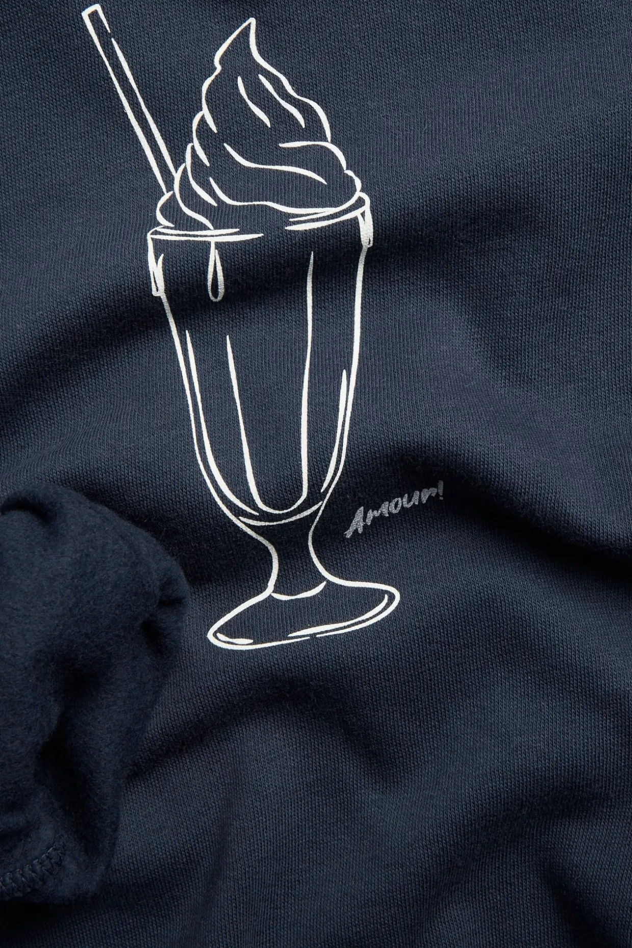 Bluza z kapturem, z nadrukiem