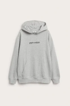Bluza z kapturem, z nadrukowanym napisem