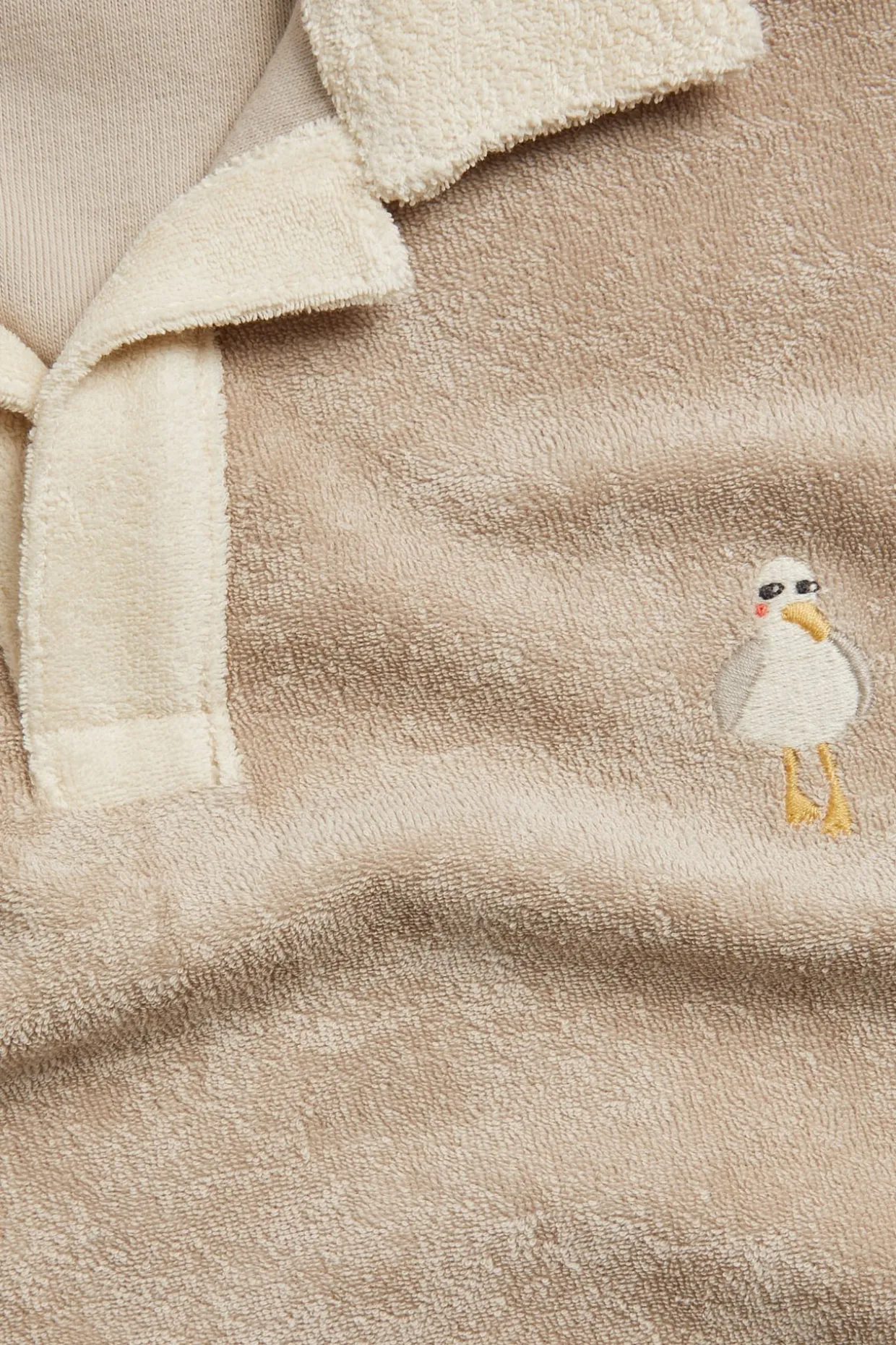 Bluza z krótkimi rękawami i haftem