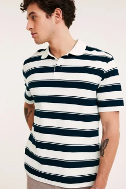 Bluza z krótkimi rękawami i kołnierzykiem polo