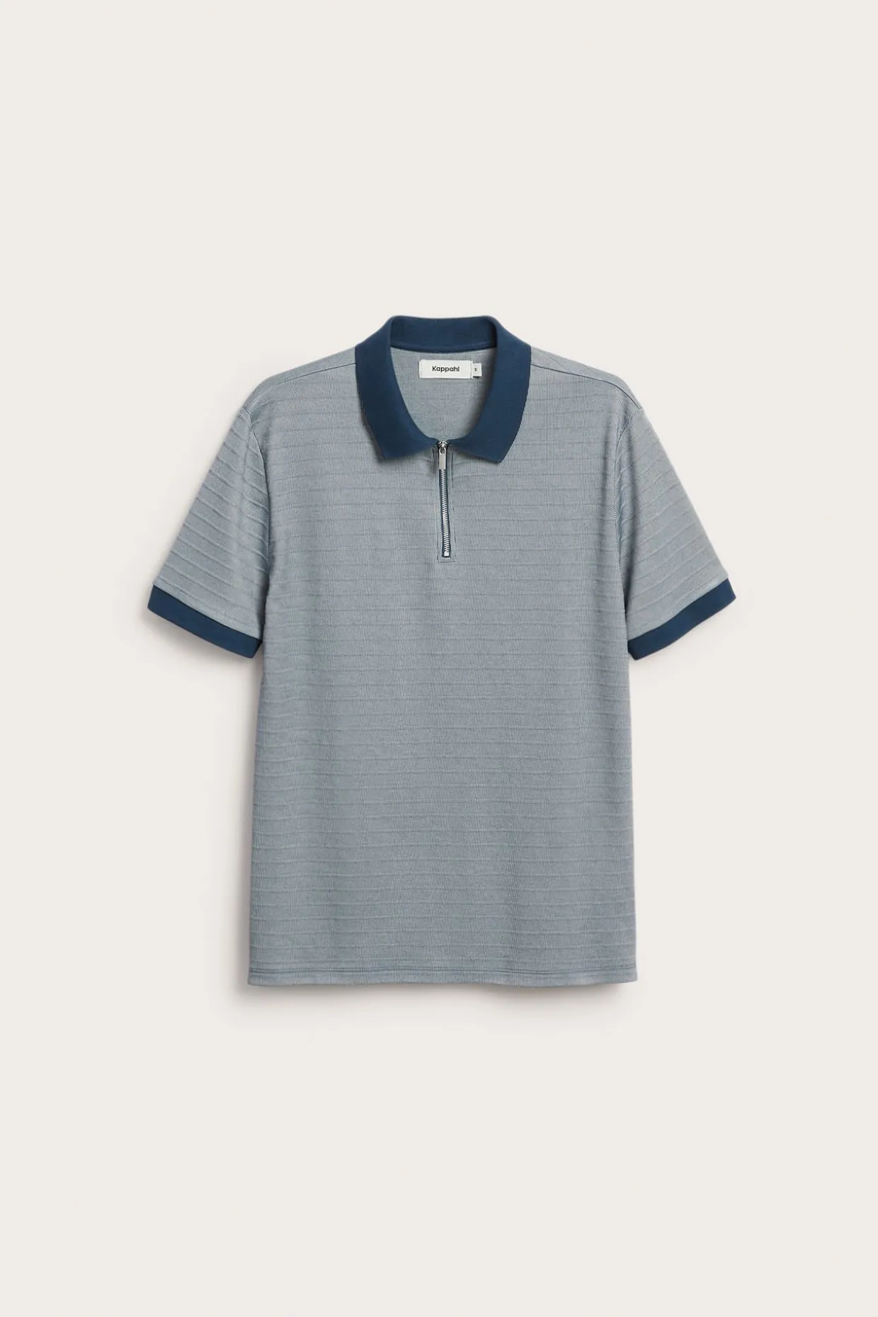 Bluza z krótkimi rękawami i zamkiem błyskawicznym
