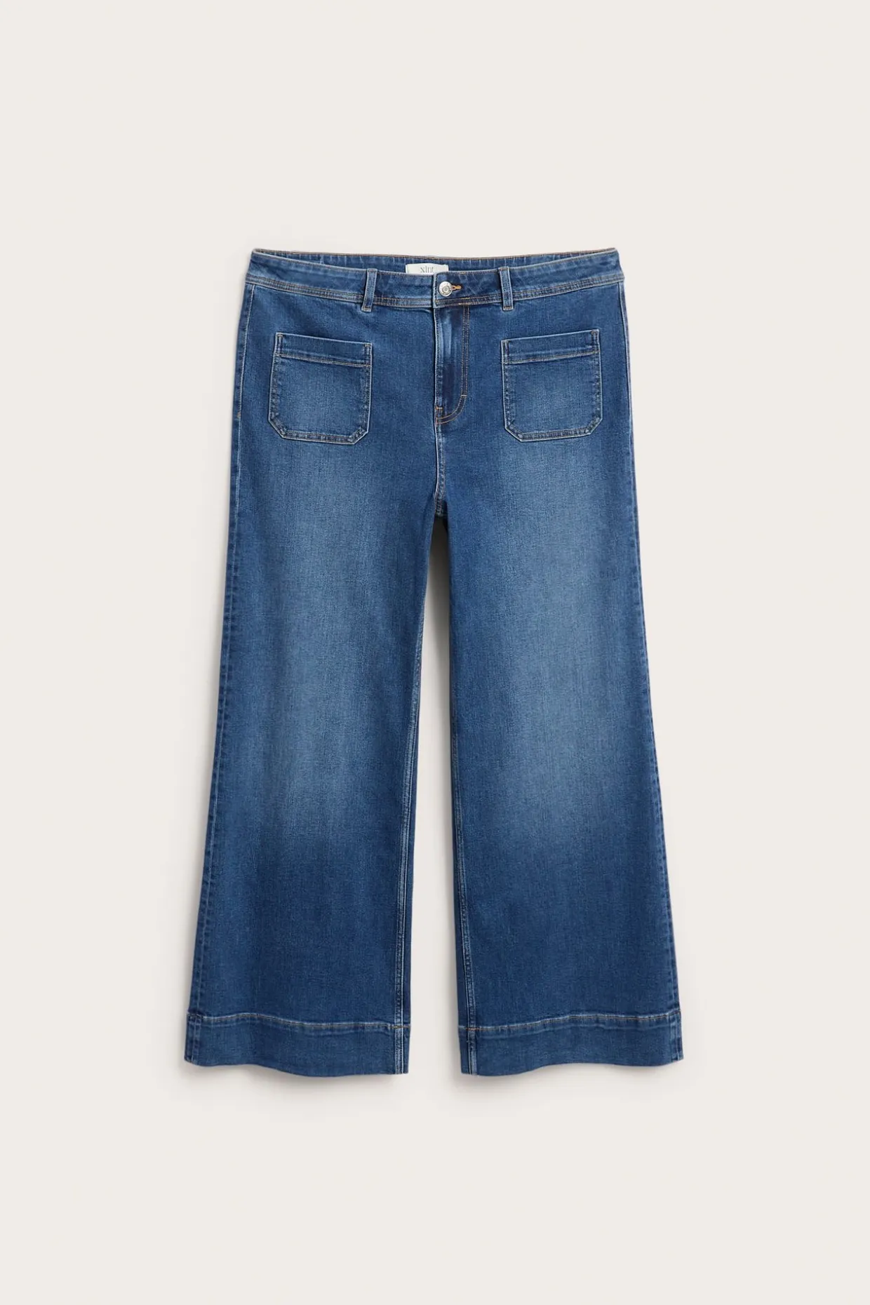 Dżinsy flare high waist