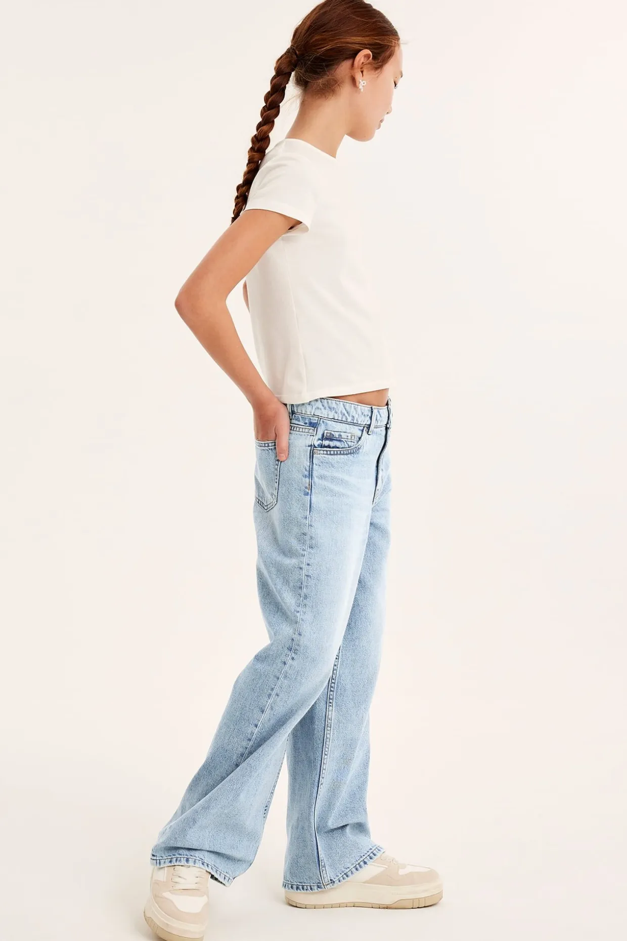 Dżinsy loose low waist