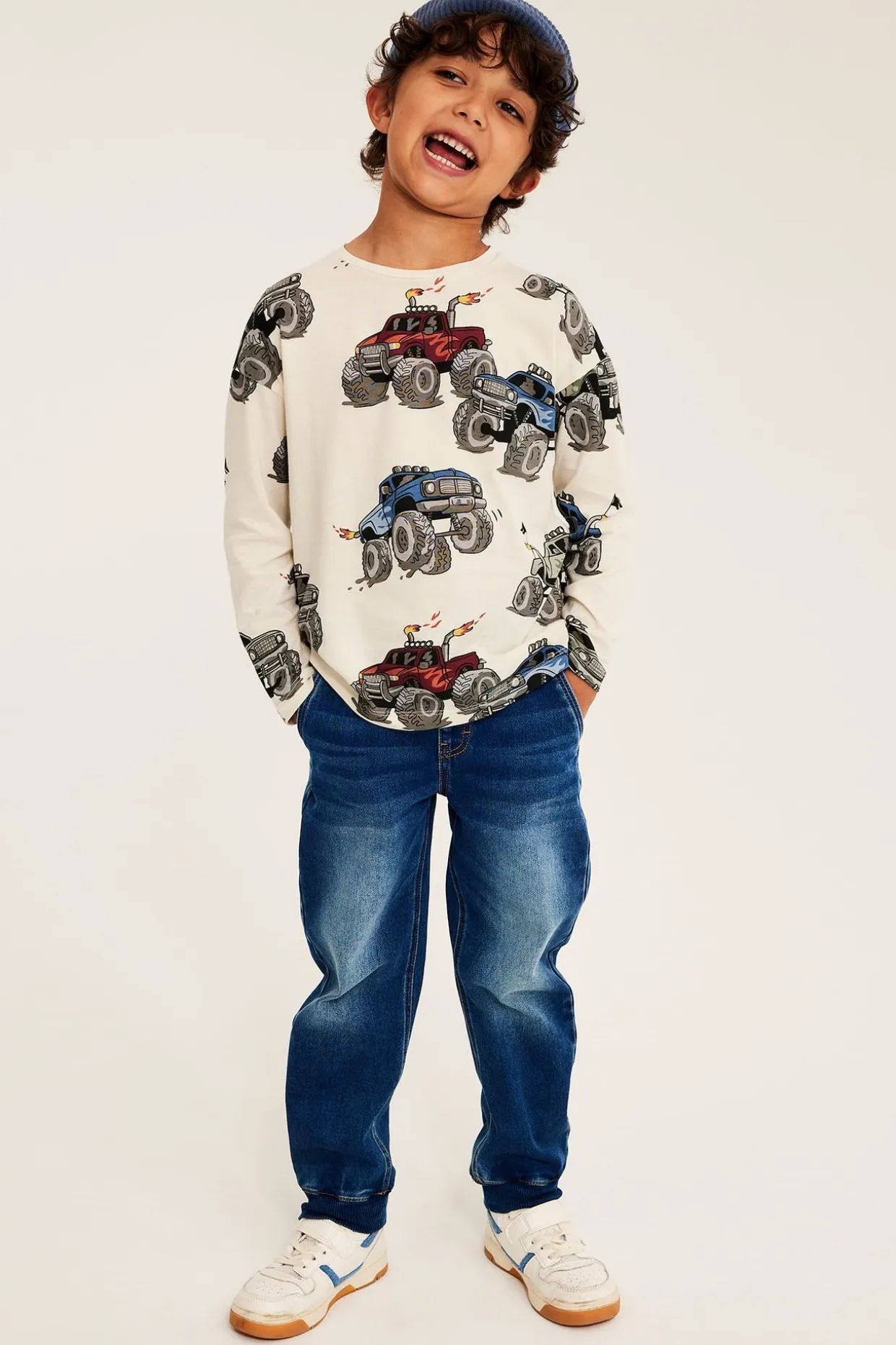 Dżinsy relaxed jogger denim