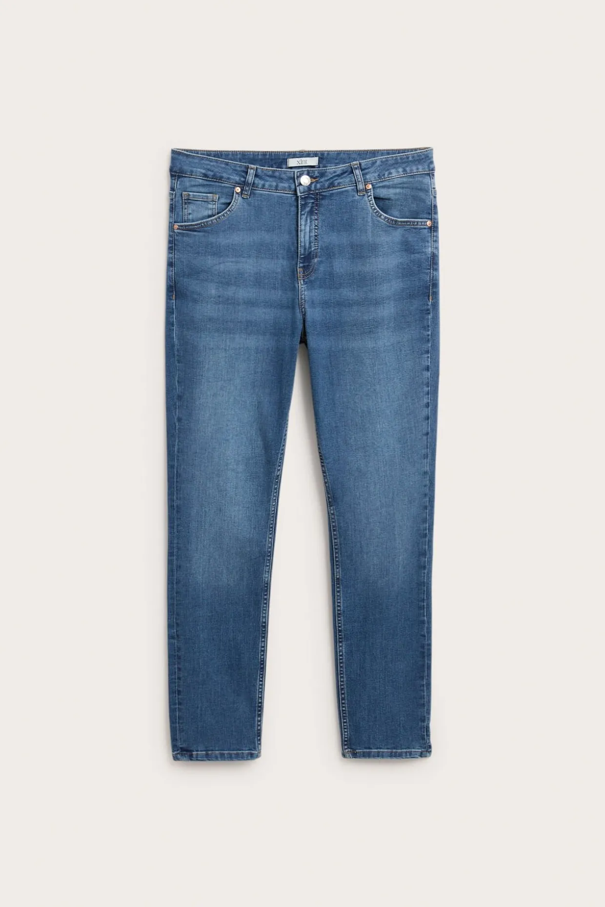 Dżinsy slim high waist