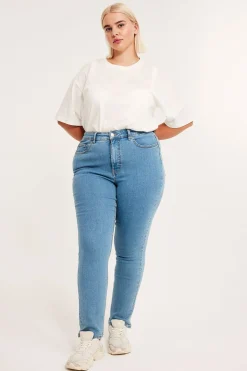 Dżinsy Slim High Waist