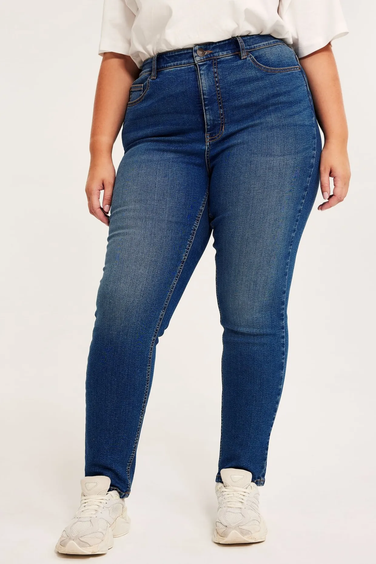 Dżinsy Slim High Waist