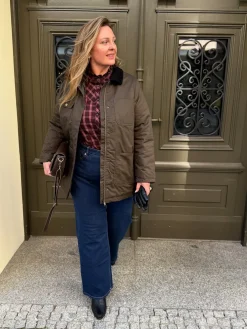 Dżinsy straight high waist