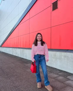 Dżinsy straight high waist