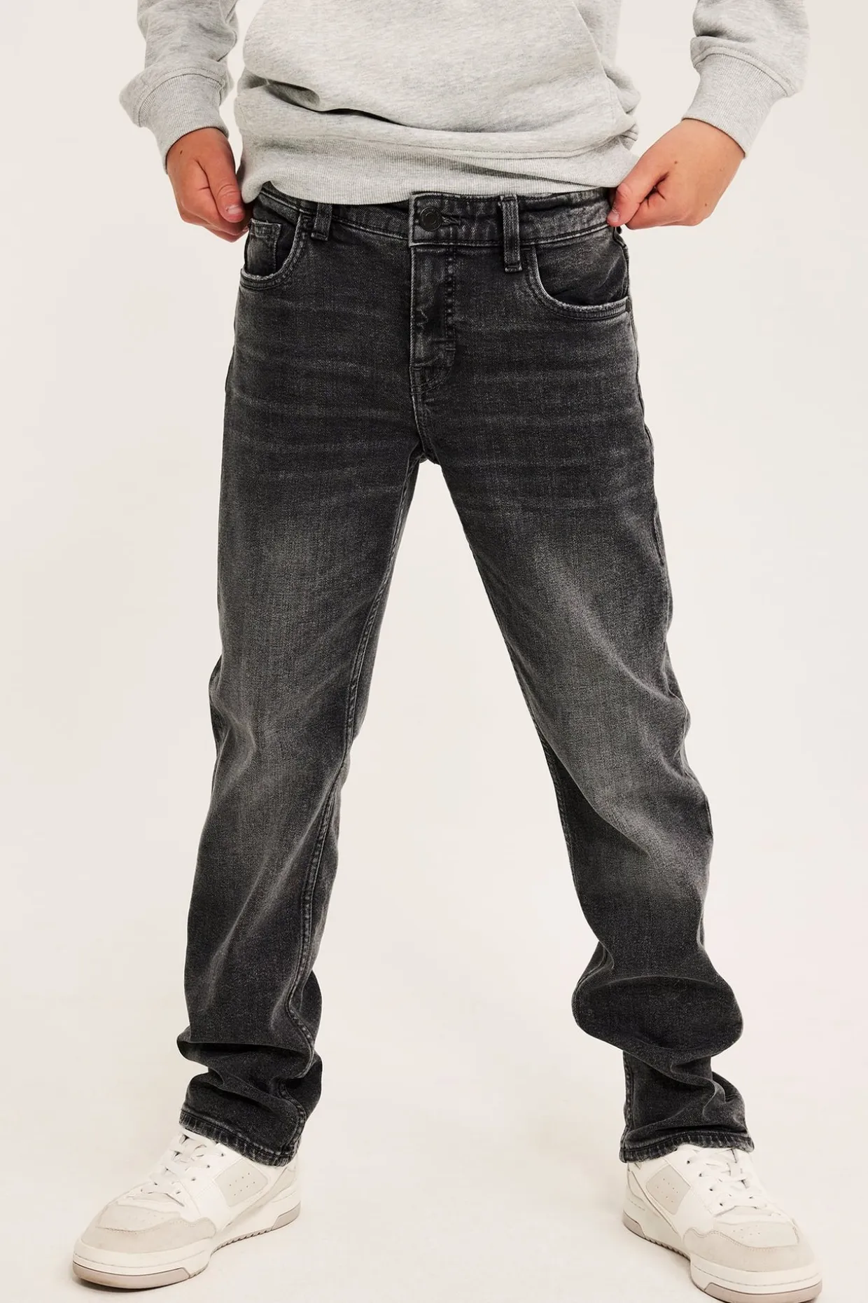 Dżinsy straight mid waist