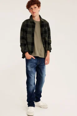 Dżinsy straight mid waist