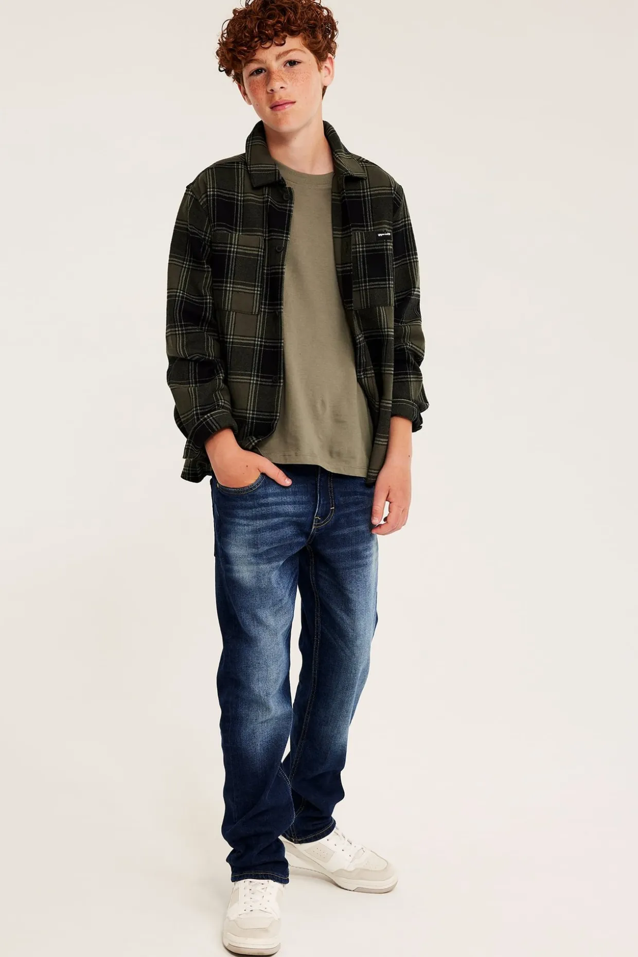 Dżinsy straight mid waist