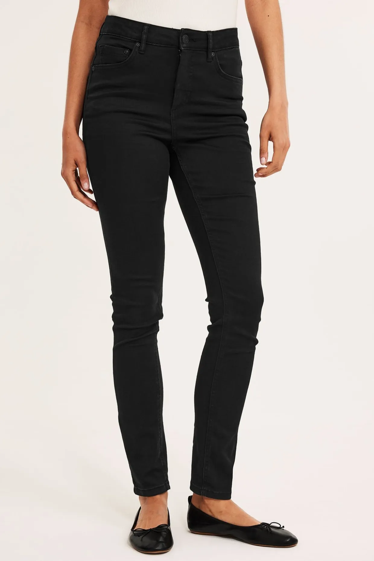Dżinsy super slim high waist