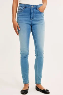 Dżinsy super slim high waist