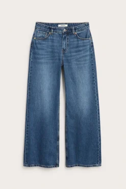 Dżinsy wide high waist