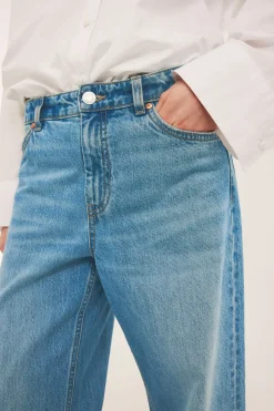 Dżinsy wide high waist