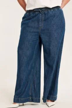 Dżinsy wide high waist