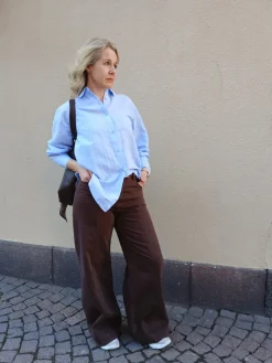 Dżinsy wide high waist