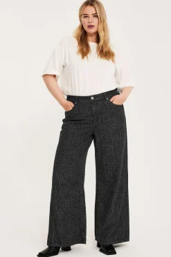 Dżinsy wide high waist