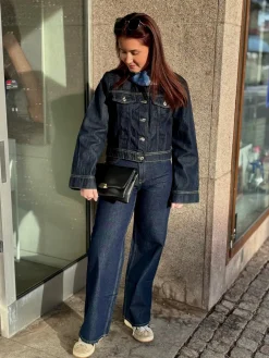 Dżinsy wide high waist