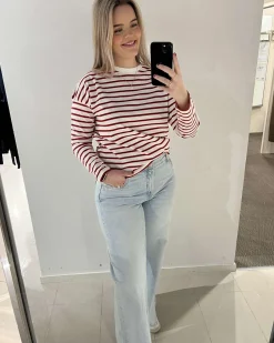 Dżinsy wide high waist