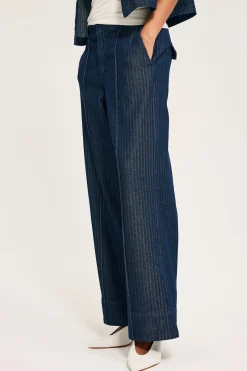 Dżinsy wide high waist