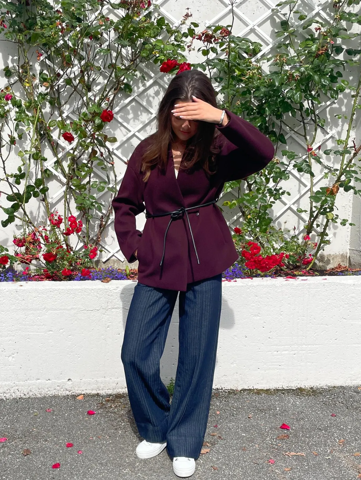 Dżinsy wide high waist