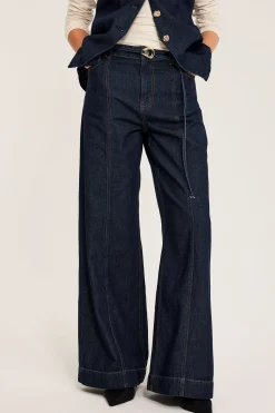 Dżinsy wide high waist