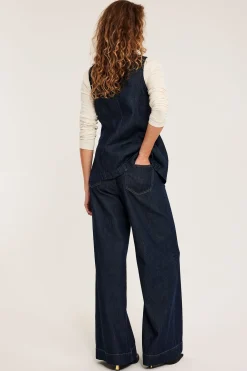 Dżinsy wide high waist