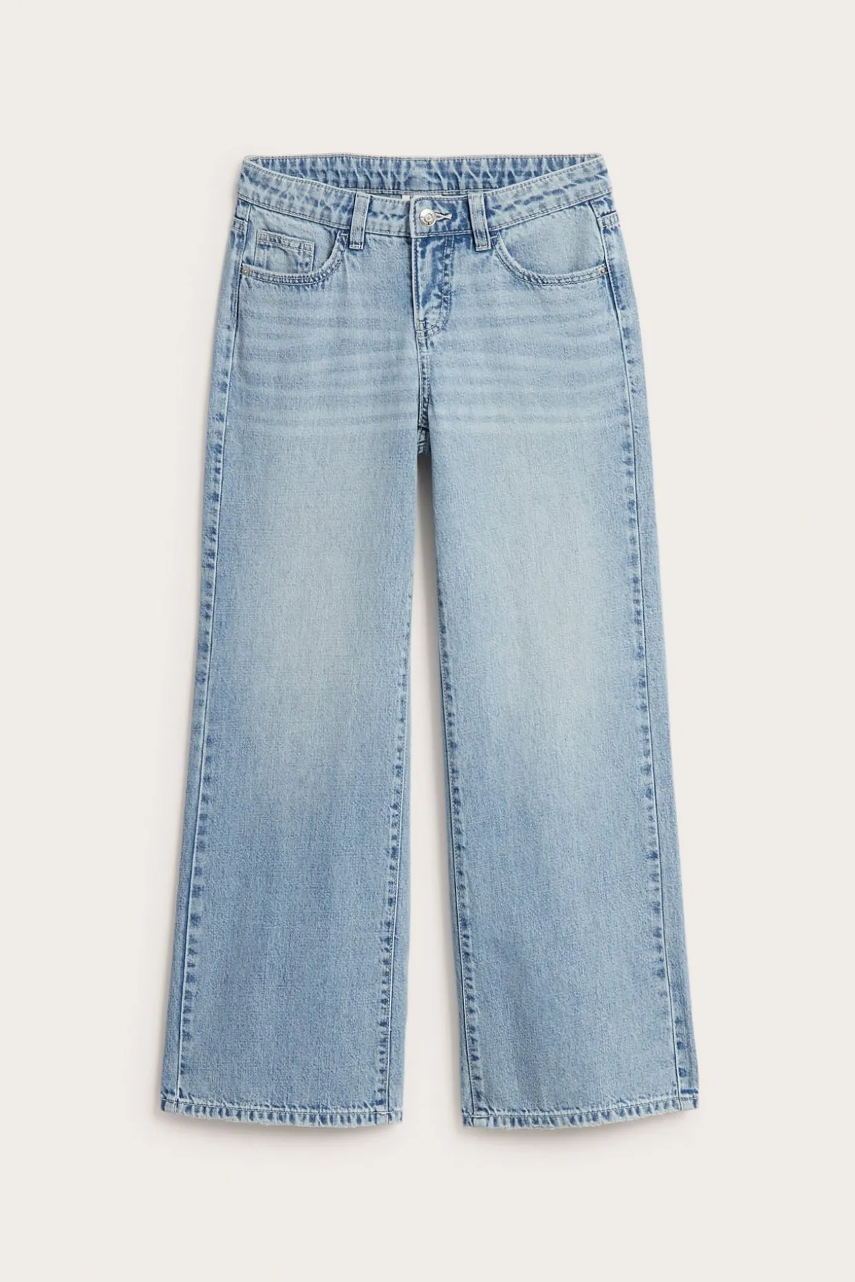Dżinsy wide low waist