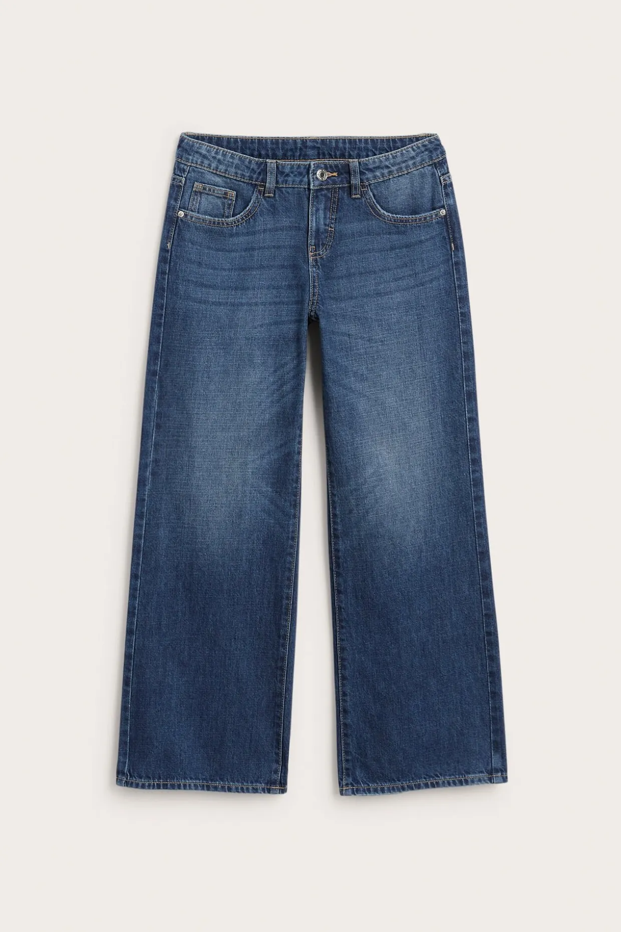 Dżinsy wide low waist