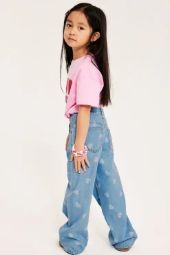 Dżinsy wide mid waist