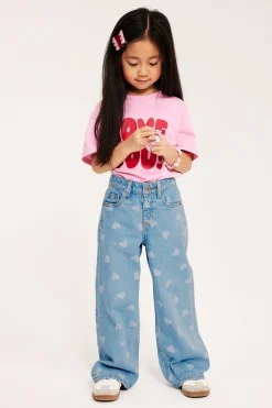 Dżinsy wide mid waist