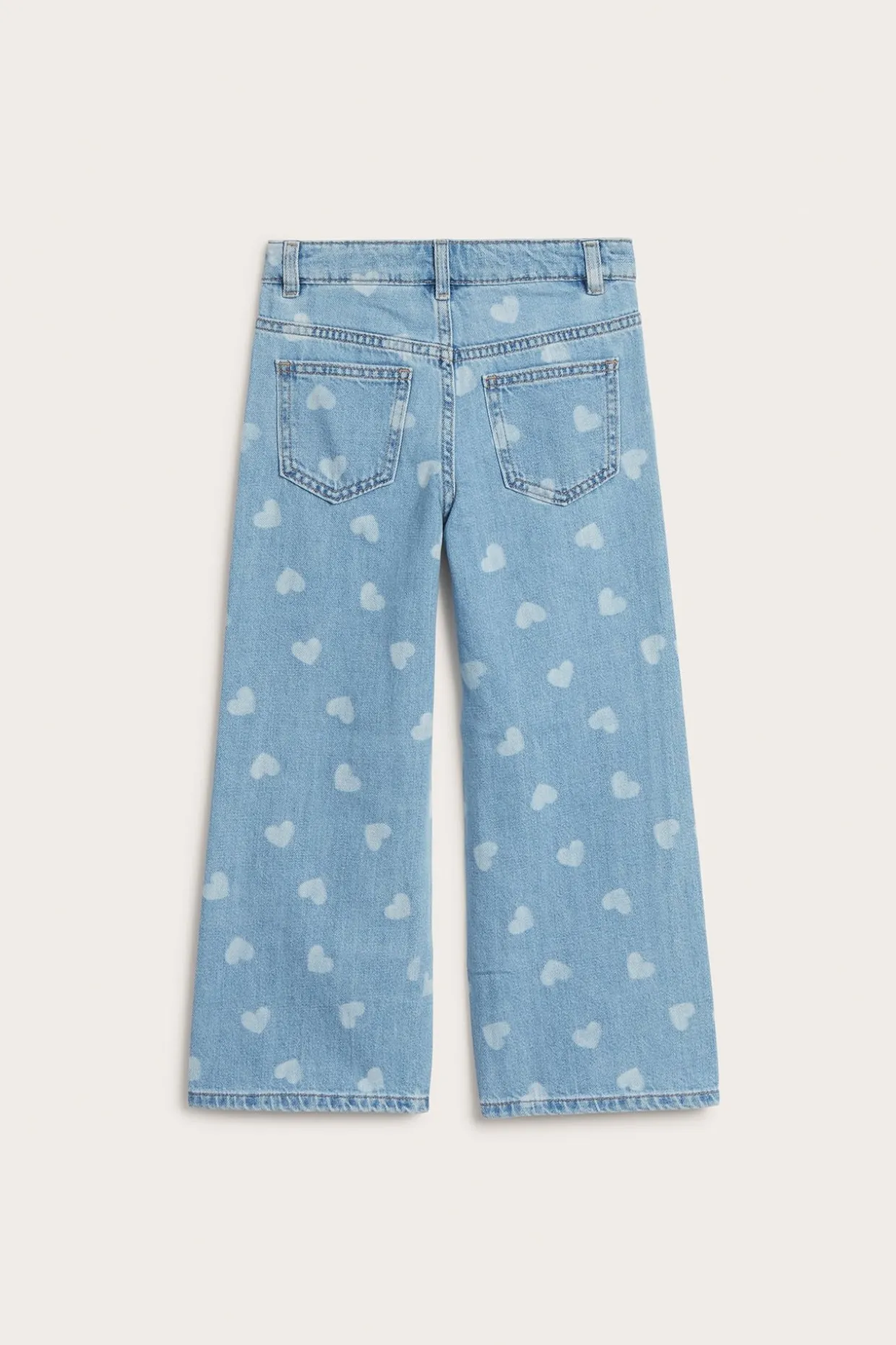 Dżinsy wide mid waist