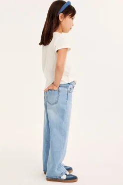 Dżinsy wide mid waist