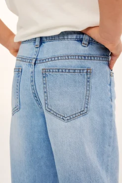 Dżinsy wide mid waist