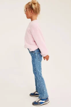 Jegginsy we wzory, o kroju bootcut