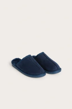 Kapcie z imitacji zamszu