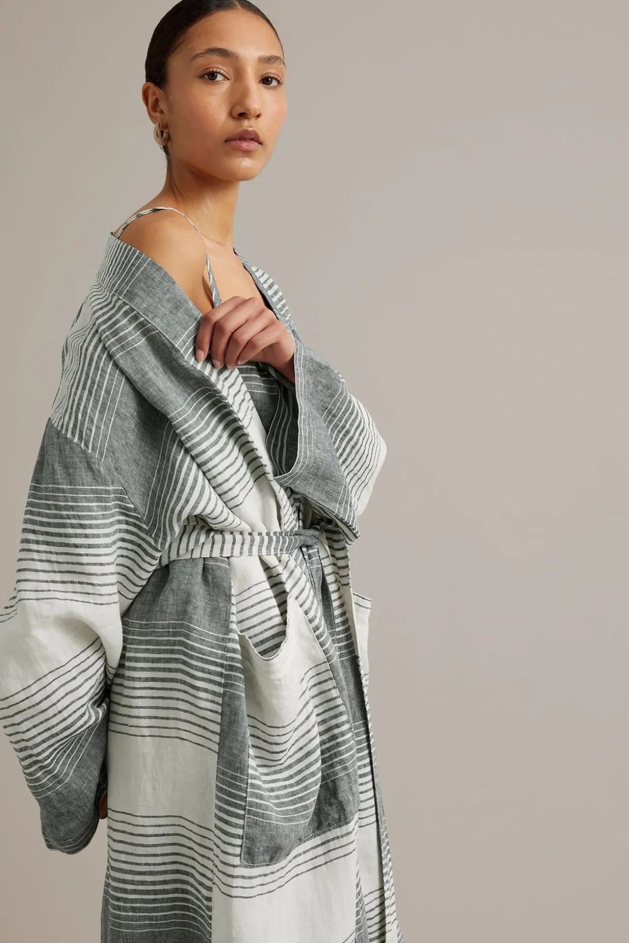 Kimono lniane