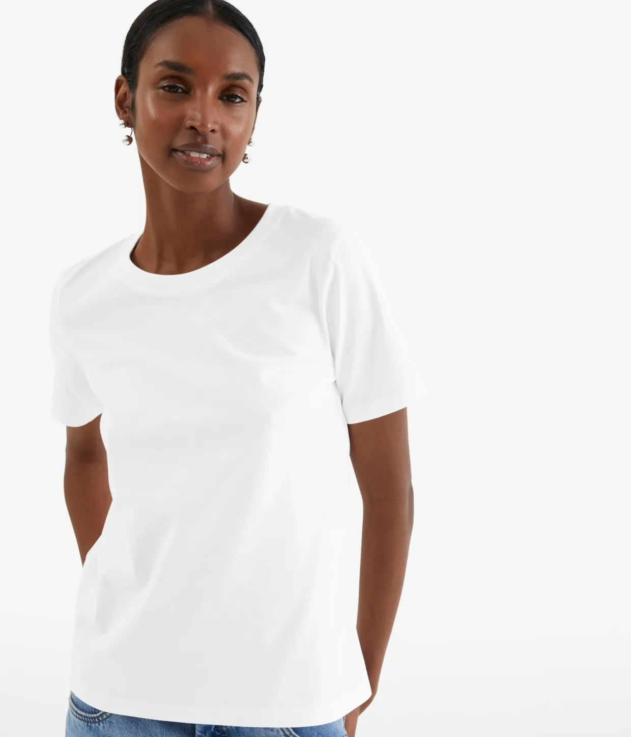 Klasyczny t-shirt z bawełny