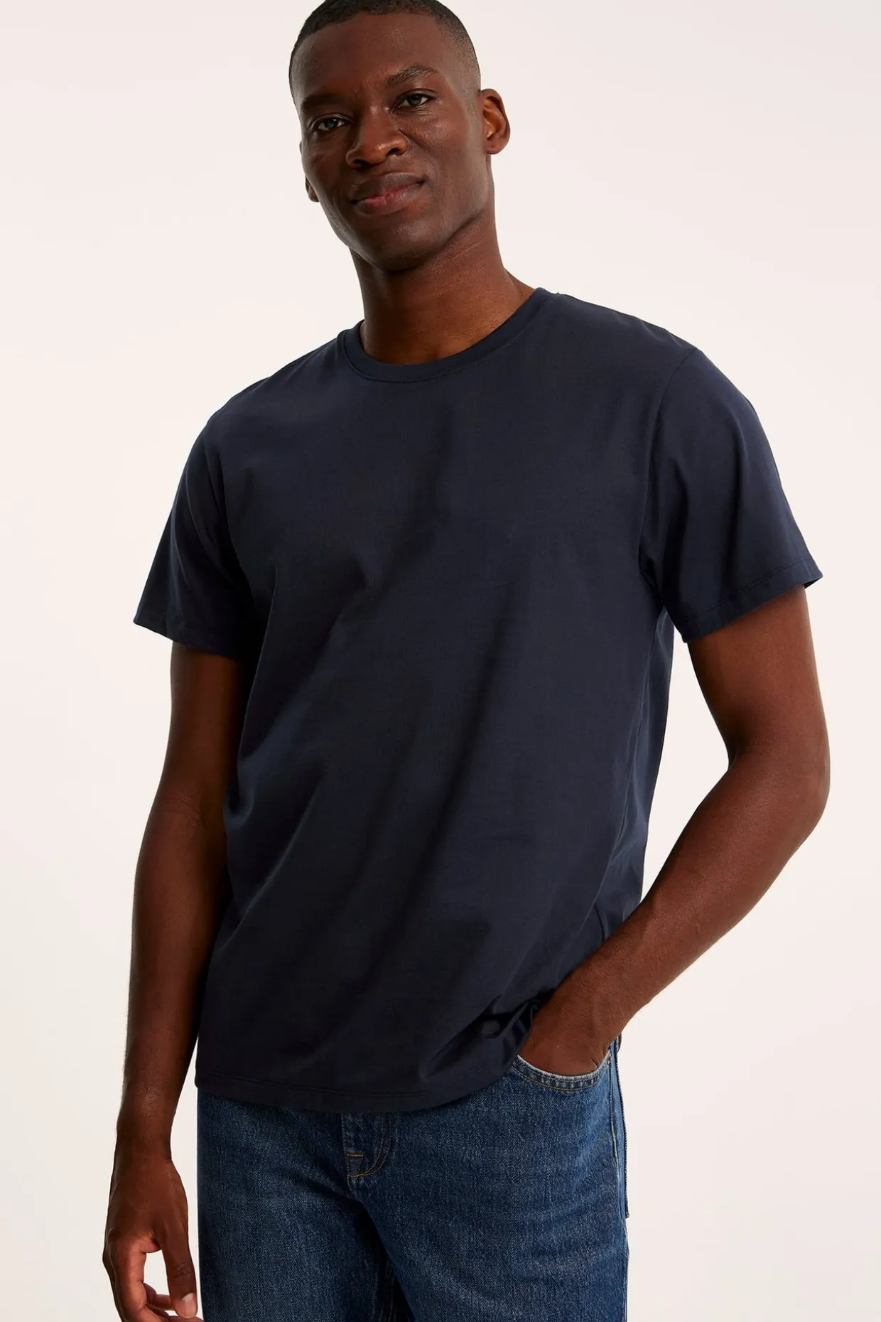 Klasyczny t-shirt z bawełny