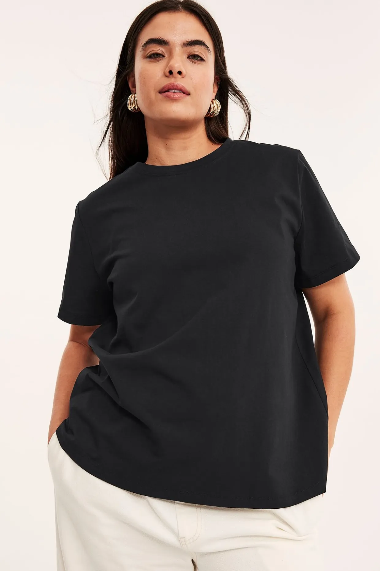 Klasyczny t-shirt z bawełny