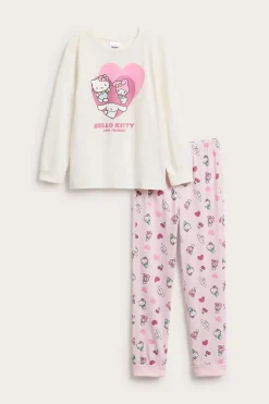 Komplet piżamowy z długimi rękawami, z Hello Kitty